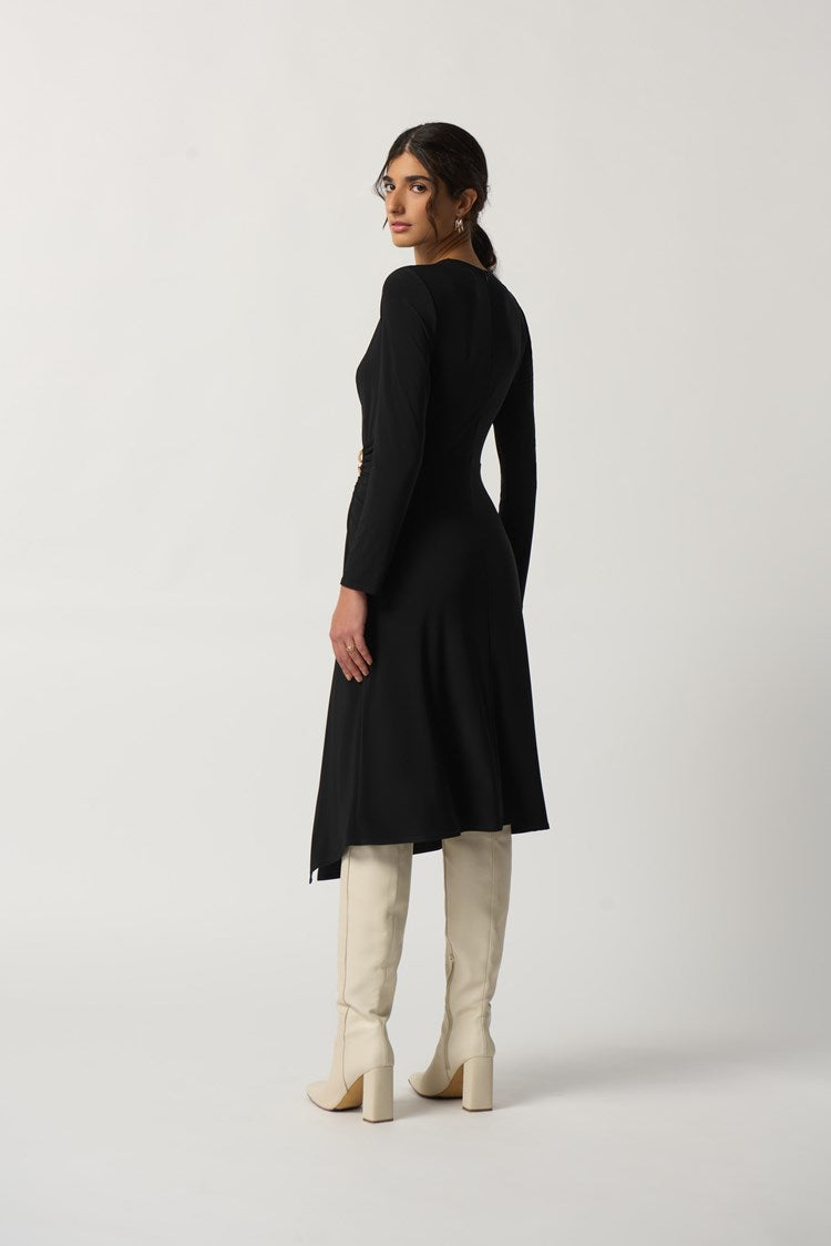 Long Sleeve Wrap Dress