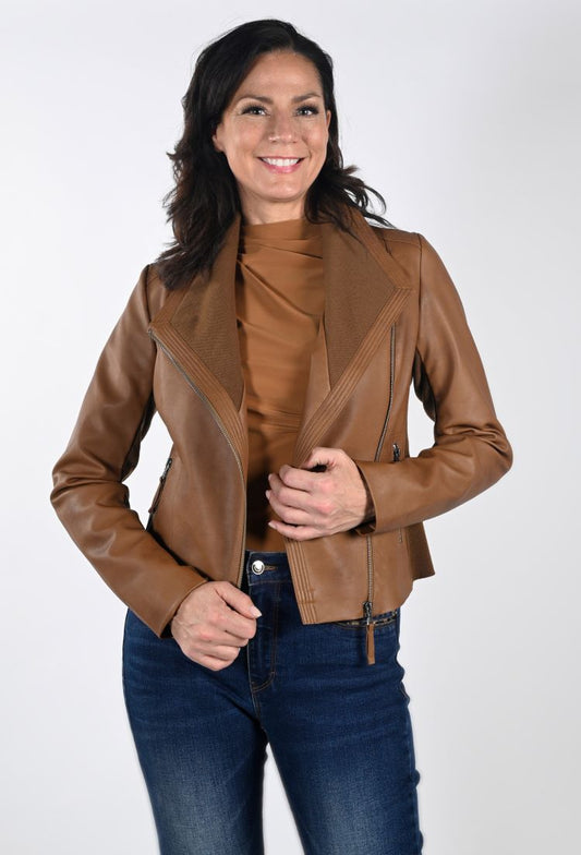 Chaqueta motera de otoño