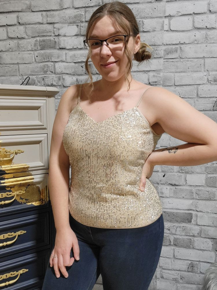 Camisole à sequins