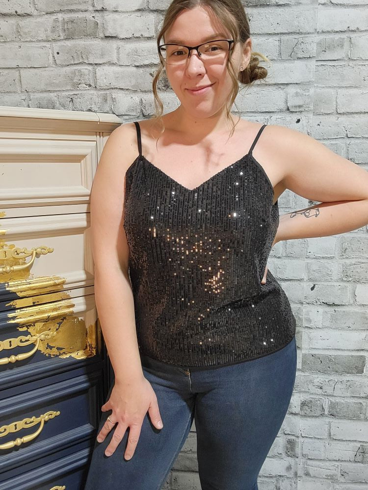 Camisole à sequins