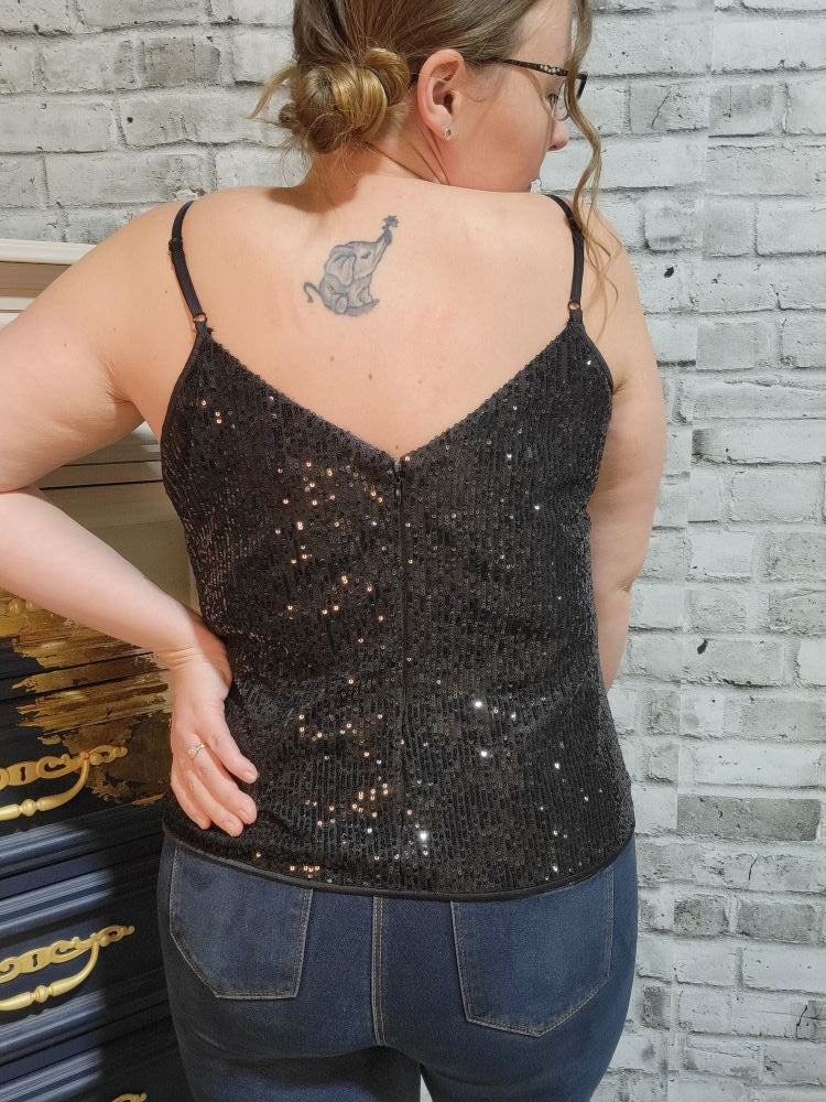 Camisole à sequins