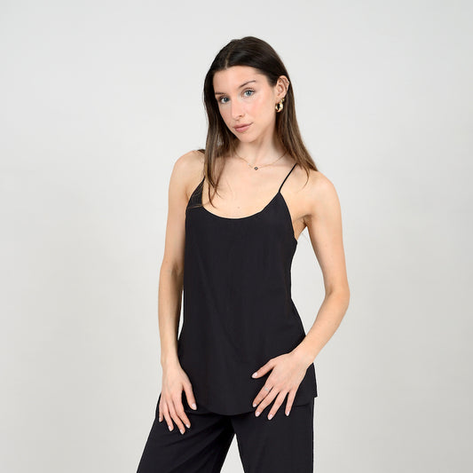 Camisole à fines bretelles