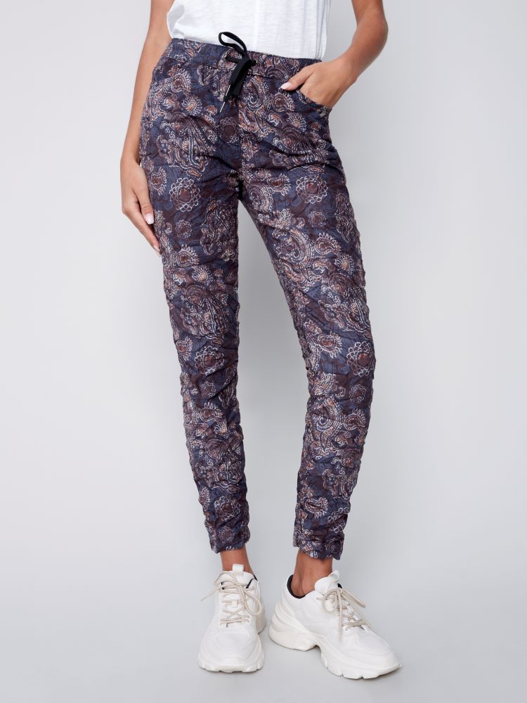 Pantalon de jogging froissé 