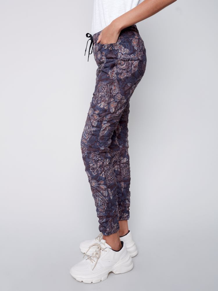 Pantalon de jogging froissé 