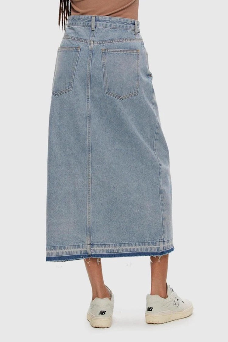 Midi Denim Skirt