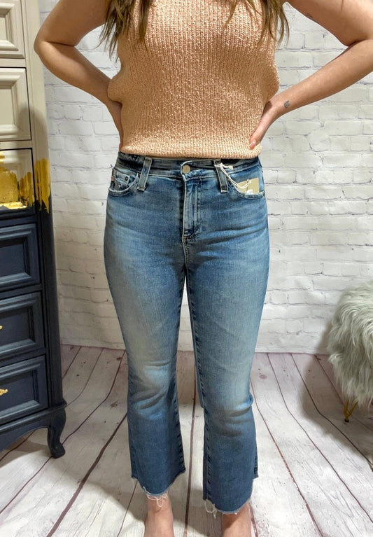 Farrah Crop Bootcut Jeans