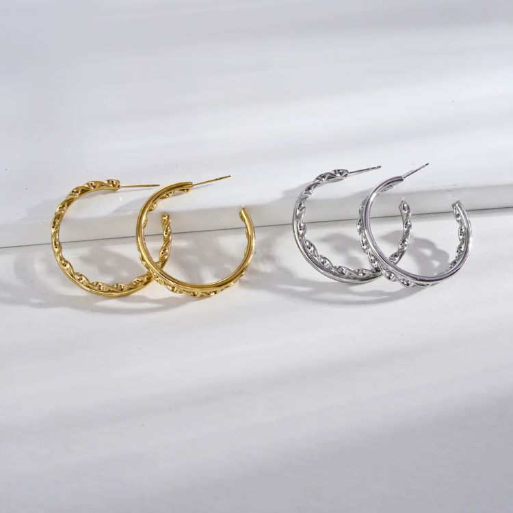 ESME Double Stacked Hoop Earrings