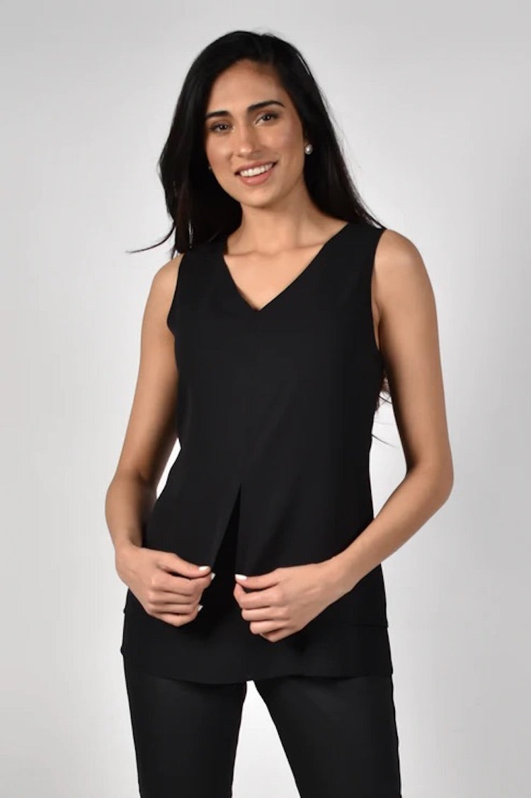 Camisole double épaisseur sans manches