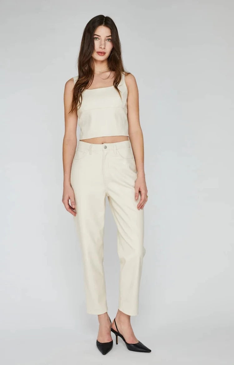 Pantalon Carter en similicuir