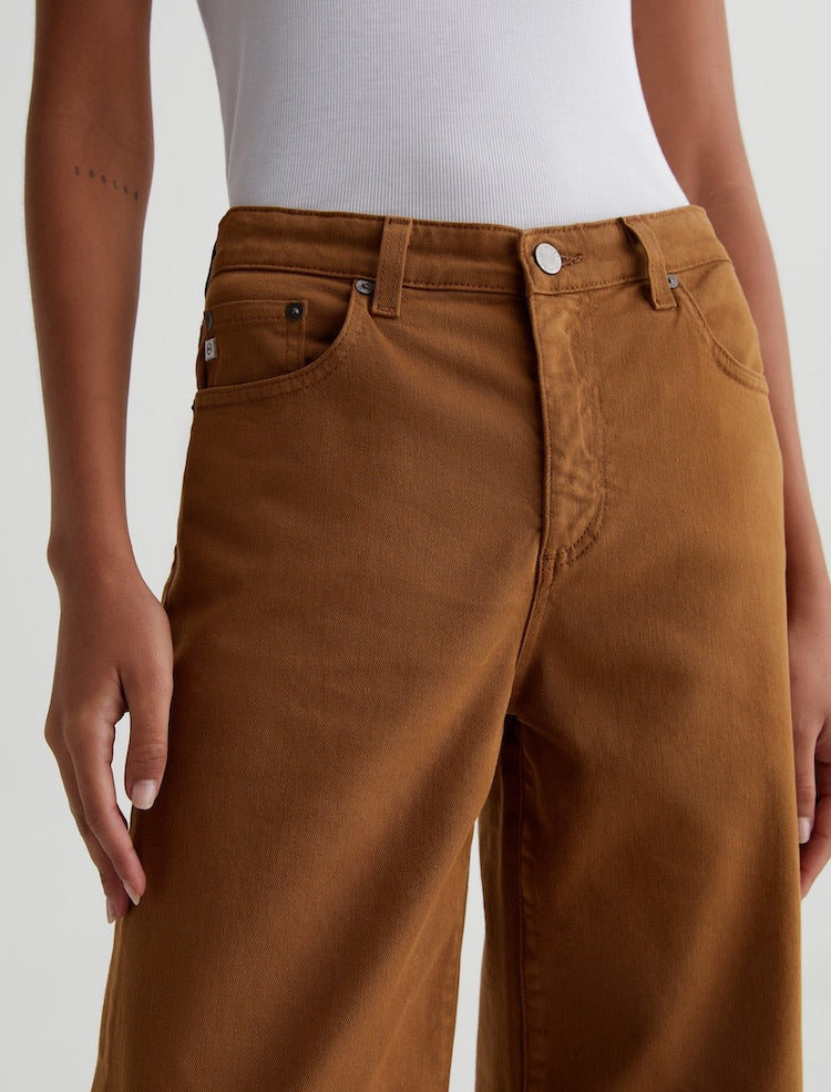 Crop jambe large sauge