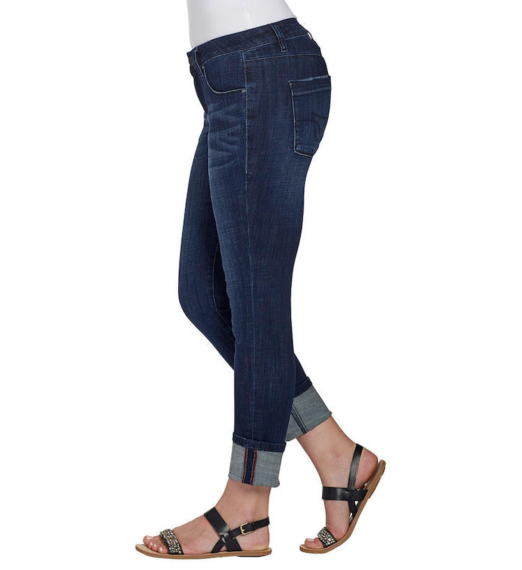 Jean skinny Maddie à revers 