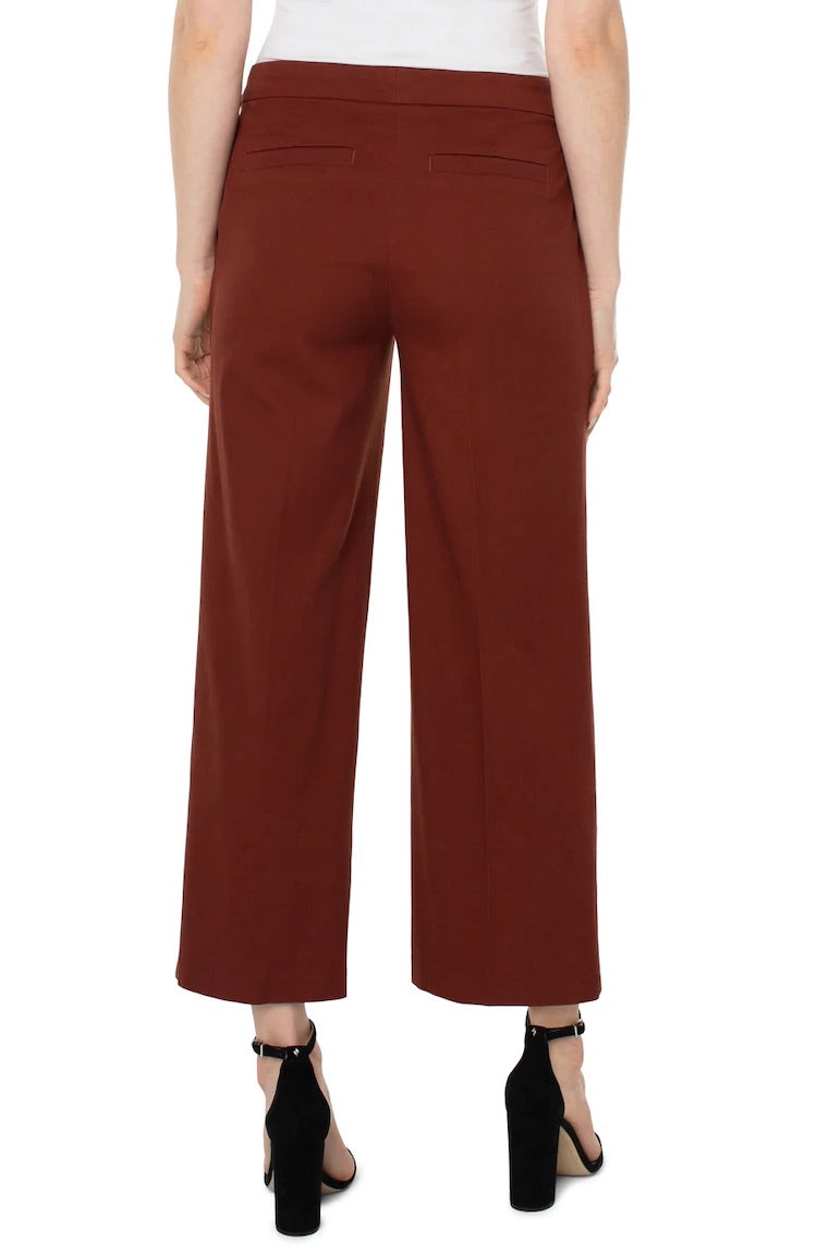 Wide Leg Ankle Trouser 27" Inseam