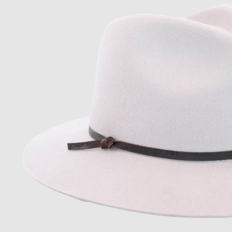 Ace of Something Style: AOS842 rose colored Durango fedora close up