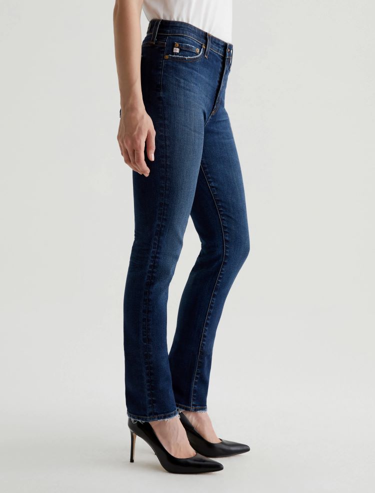 Mari Extended Slim Straight Jeans