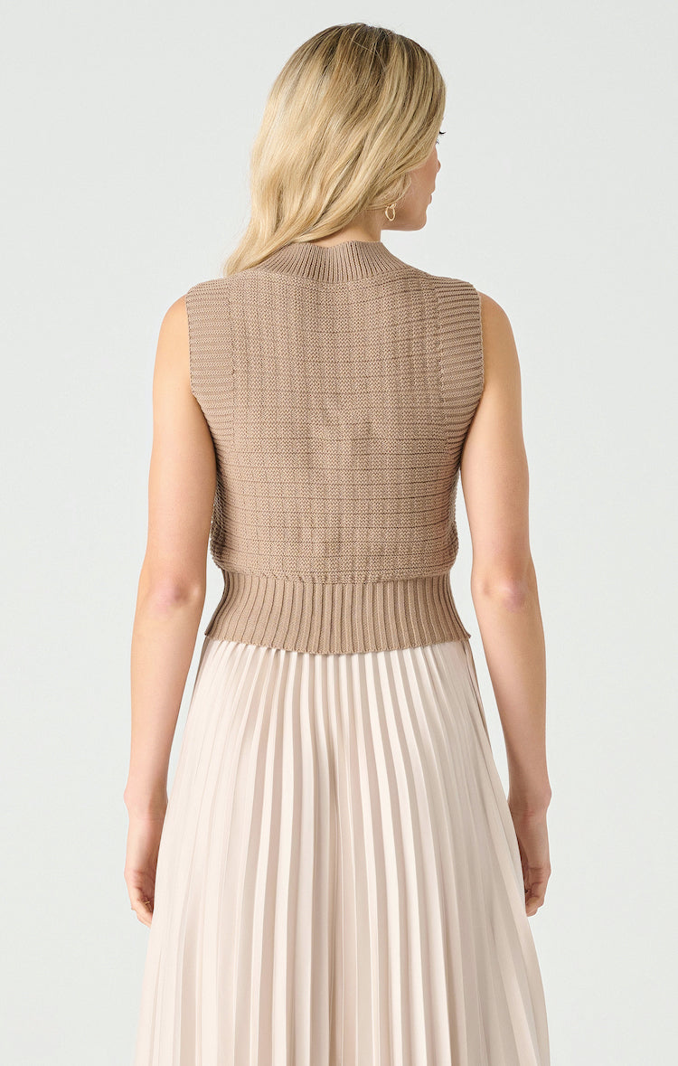 Textured Stitch Sweater Tank