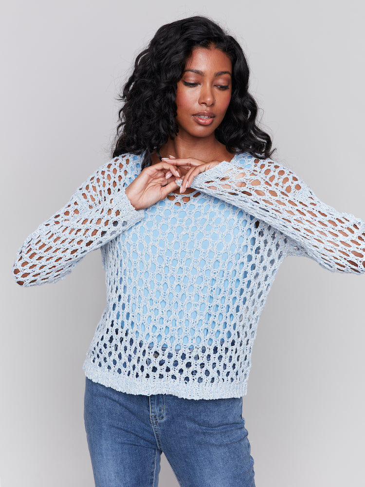 Crochet Long Sleeve Top