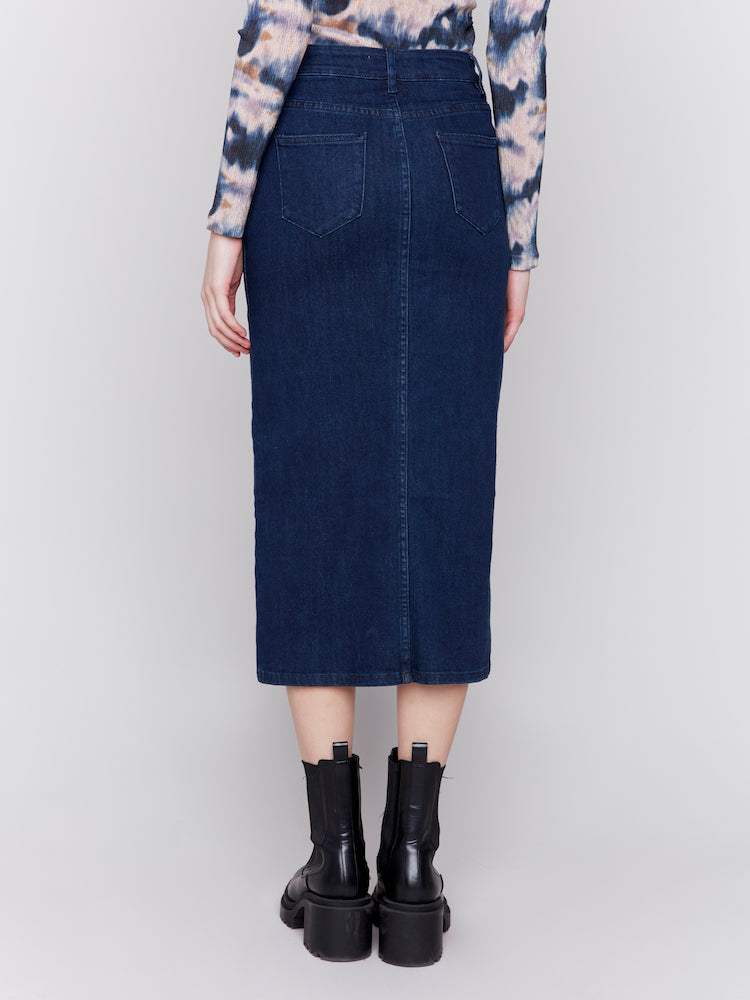 Long Denim Skirt