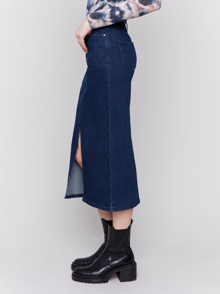 Long Denim Skirt