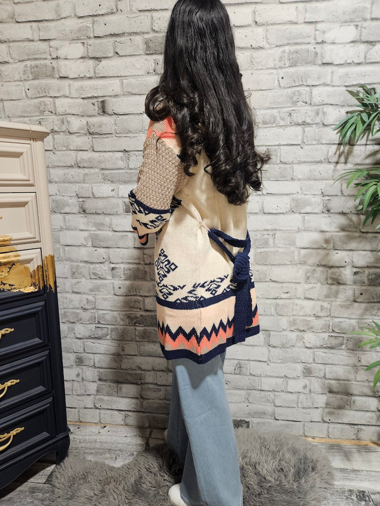 CRCulio Ethnic Knit Cardigan