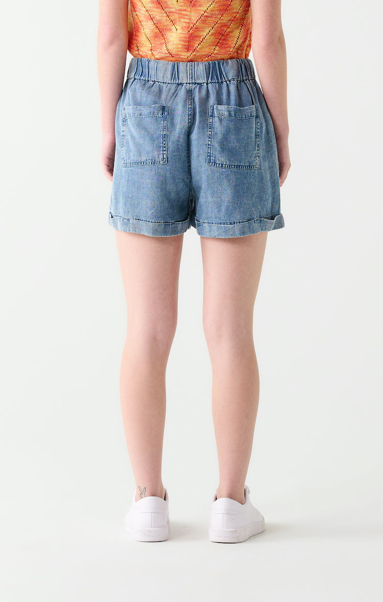 High Waist Drawstring Shorts