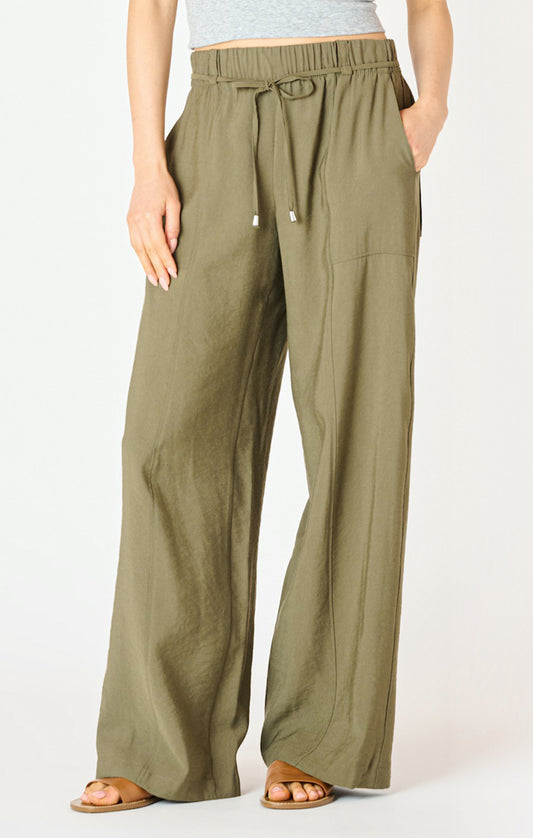 Wide Leg Drawstring Pants