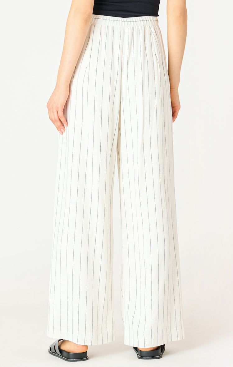 Wide Leg Elastic Waist Pants