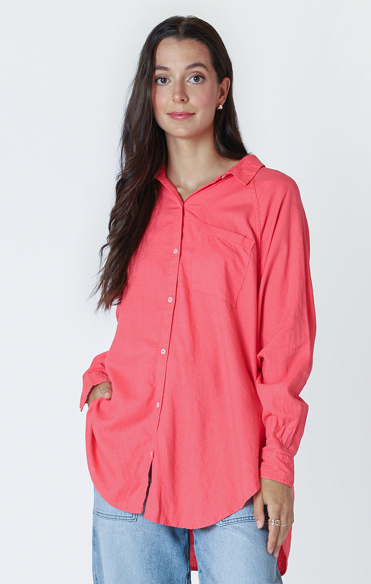 Long Sleeve Button Up Blouse