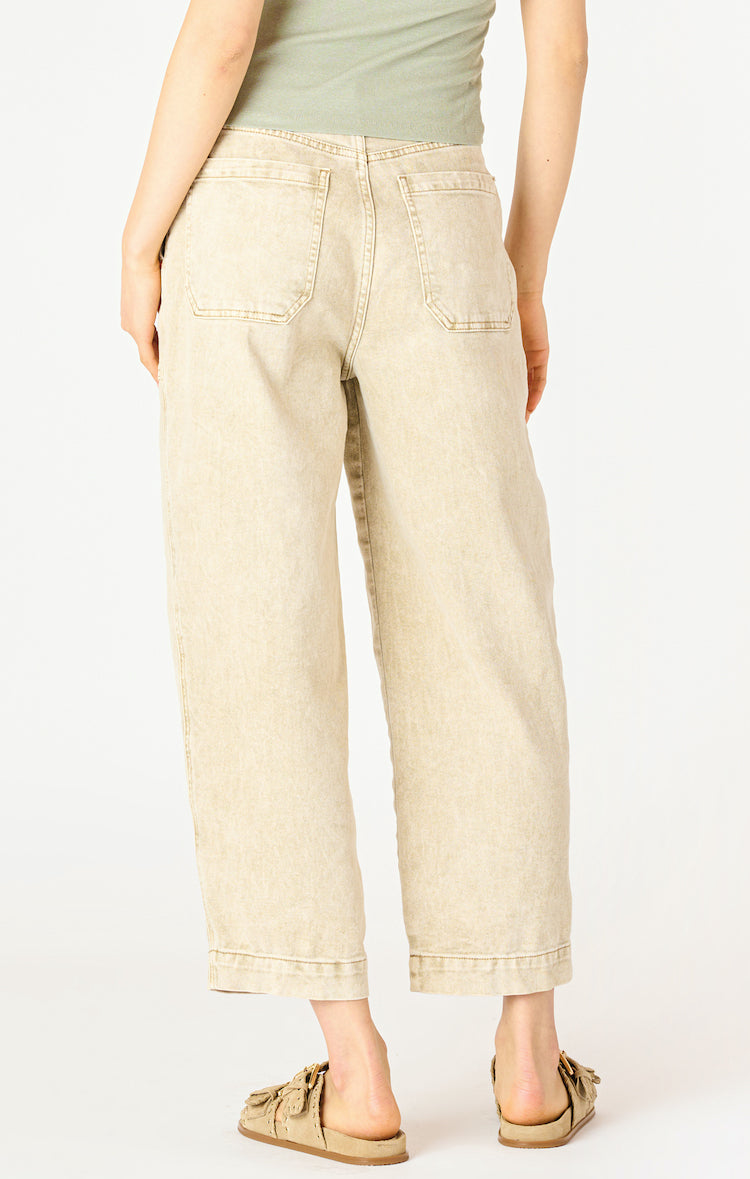 High Rise Straight Leg Ankle Jeans