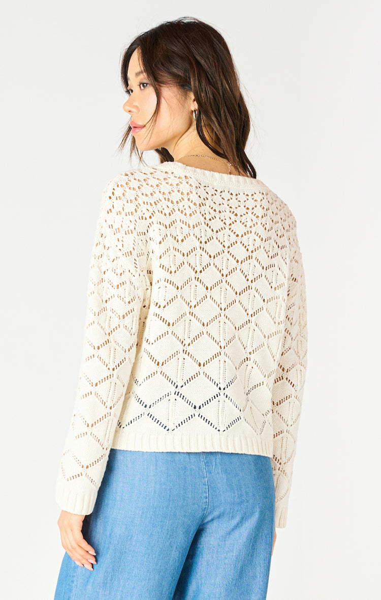 Long Sleeve Crochet Sweater