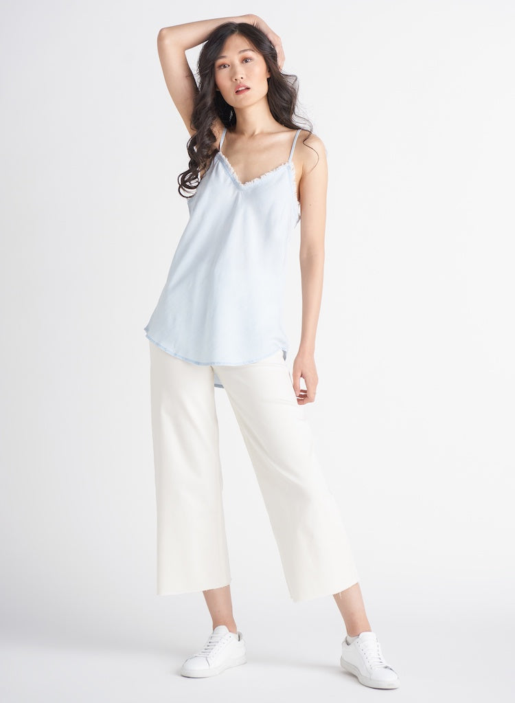 Camisole effilochée