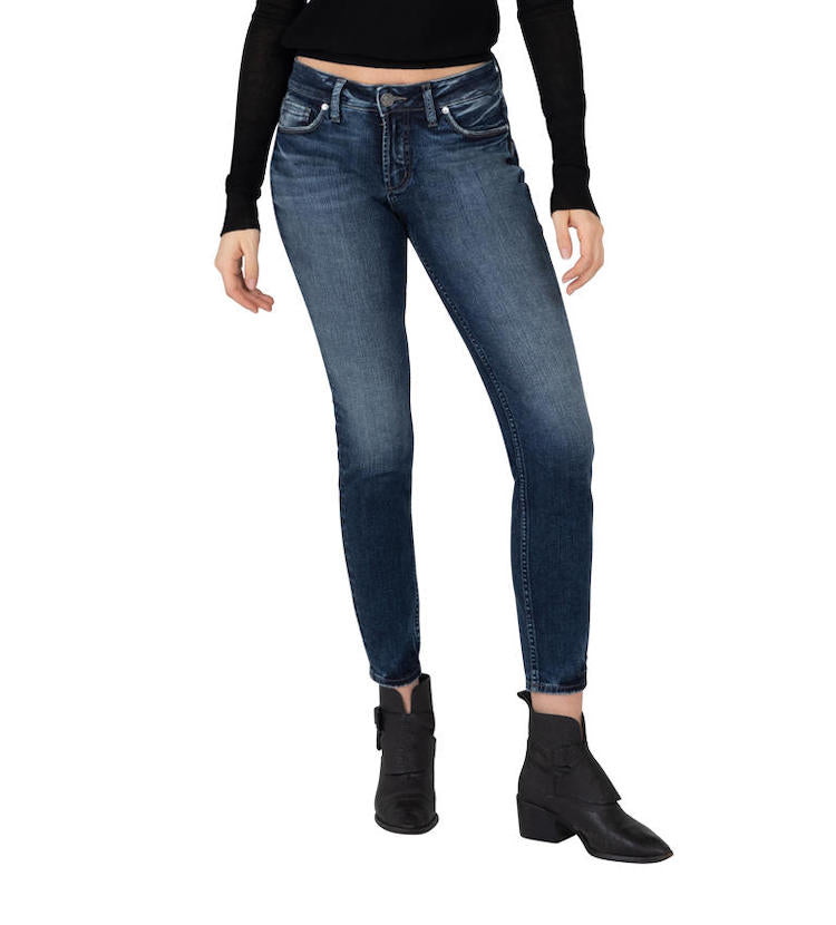 Jean skinny Elyse argenté