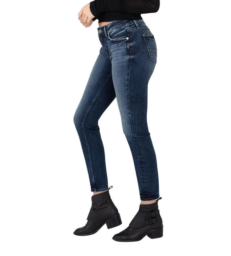 Jean skinny Elyse argenté