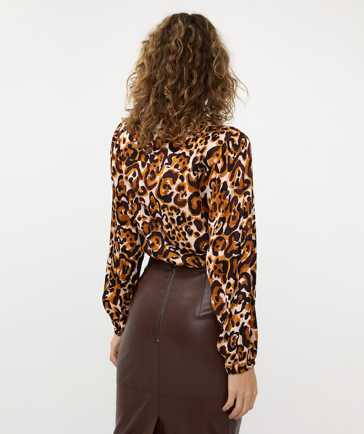 Animal Print Blouse