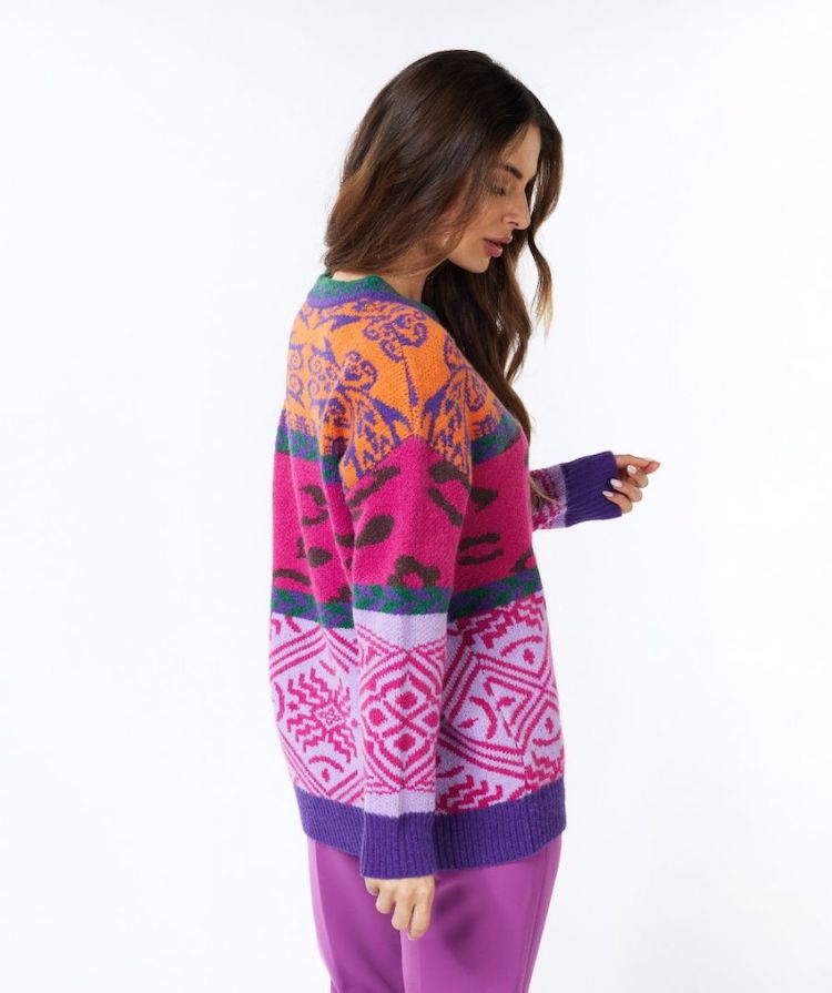 Jacquard Colored Sweater