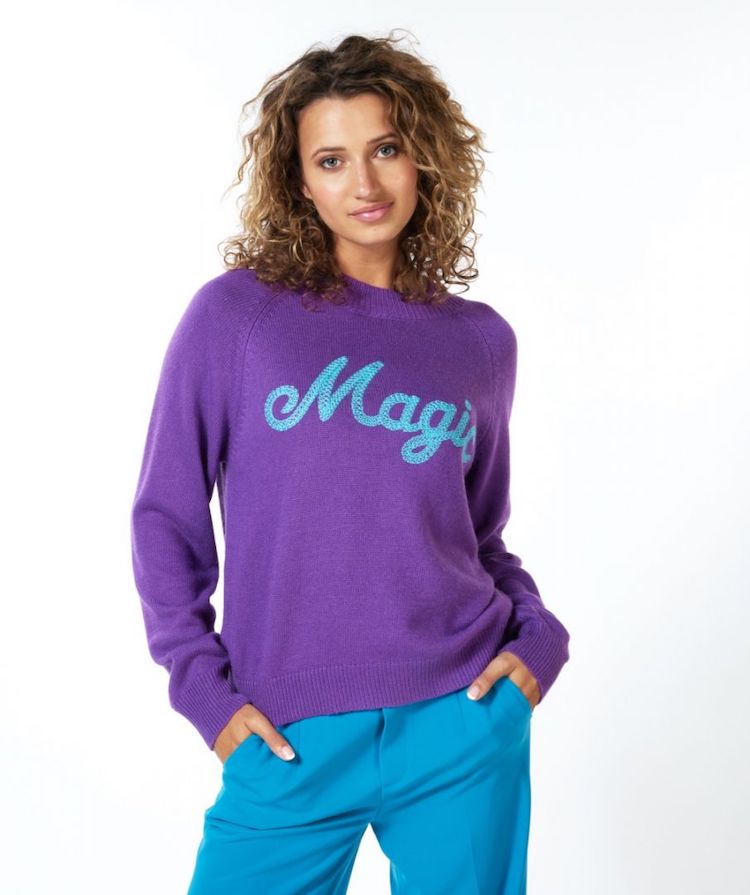 Pull Magique Intarsia