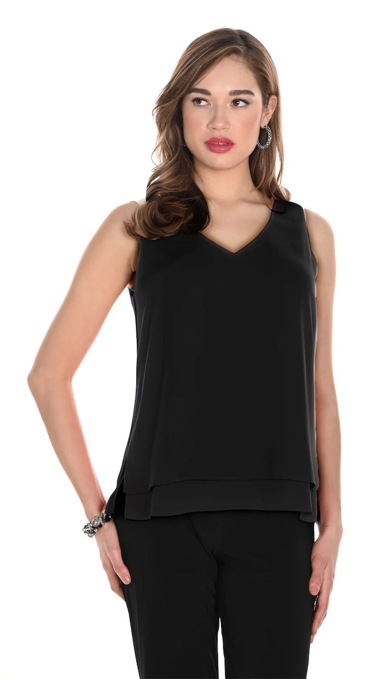 Sleeveless Woven Top