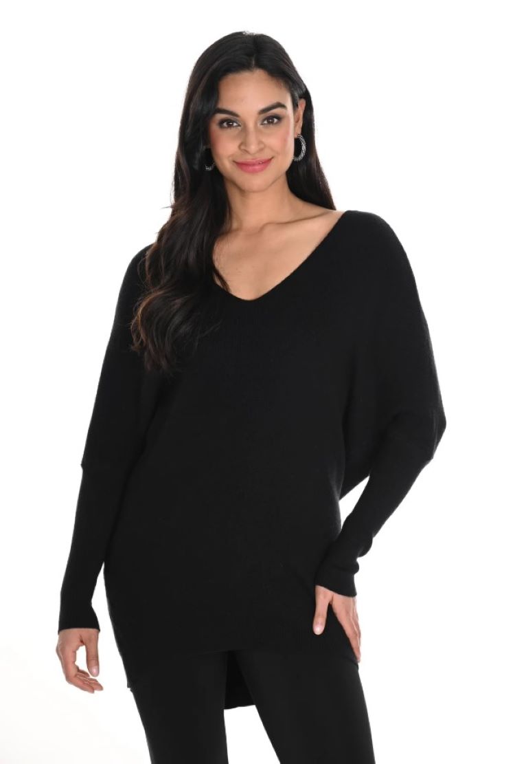 Long Sleeve Open Back Tunic