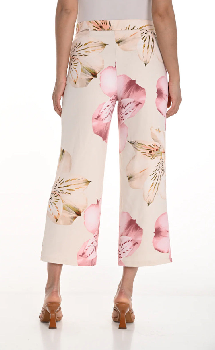 Floral Cropped Trousers