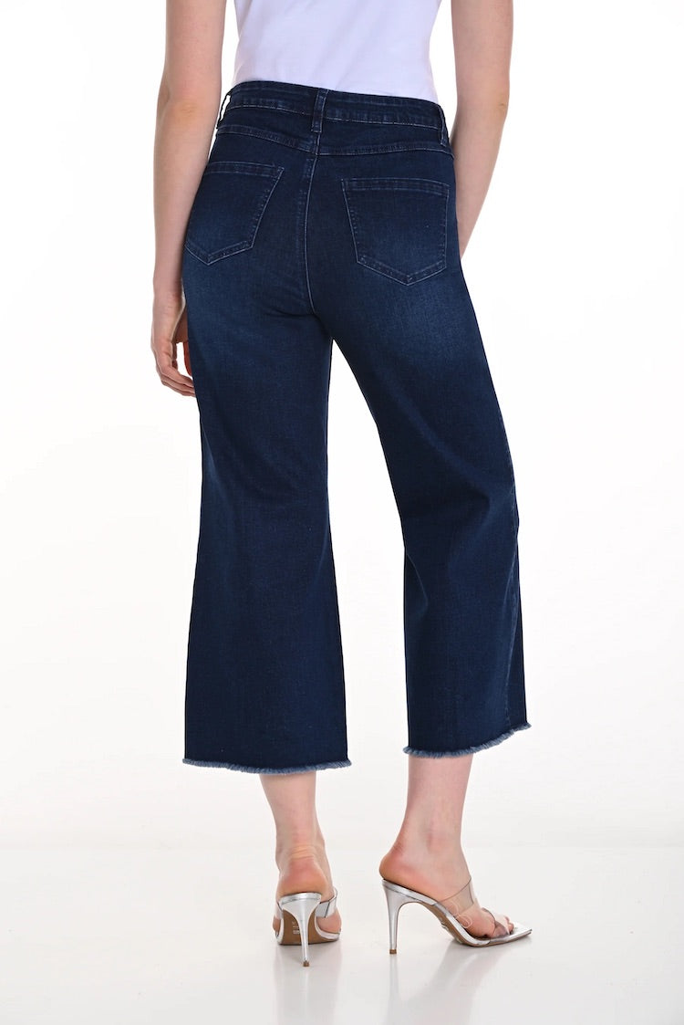 High-waisted Cropped Trousers