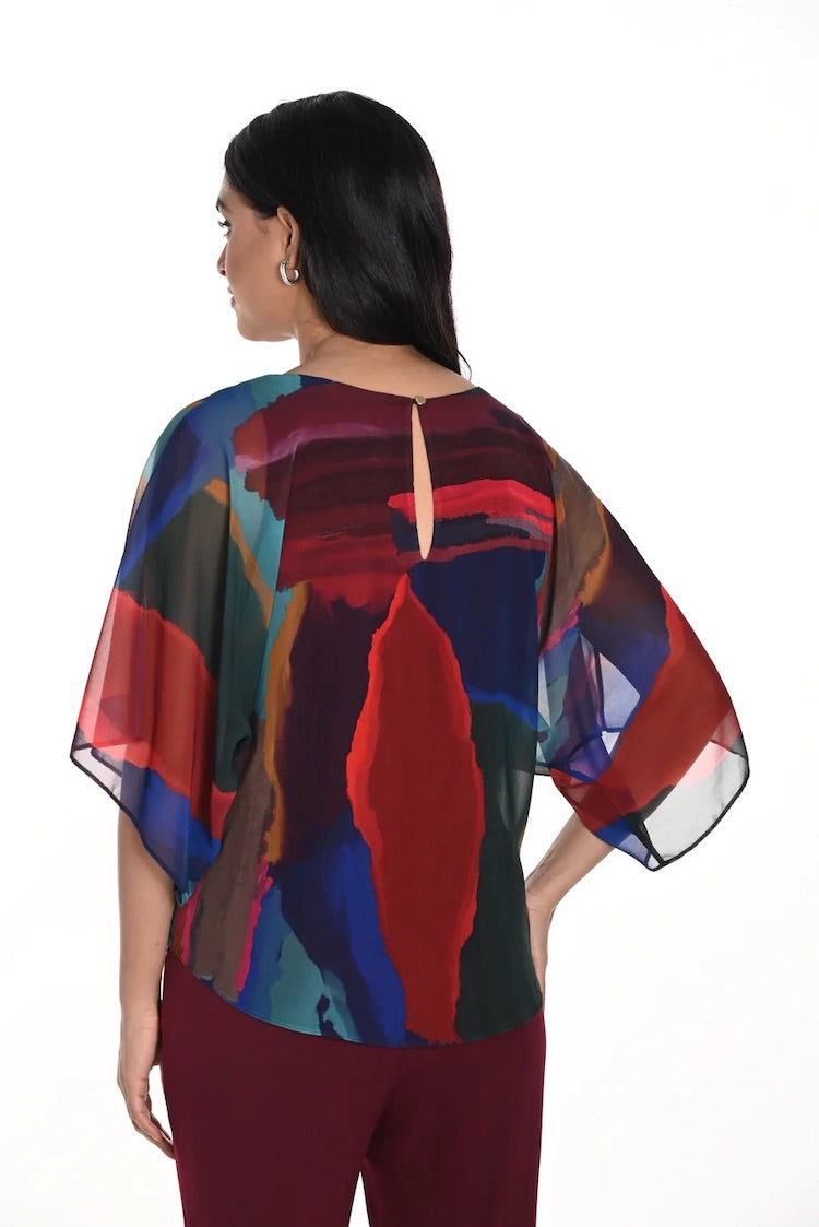 Abstract Print Blouse