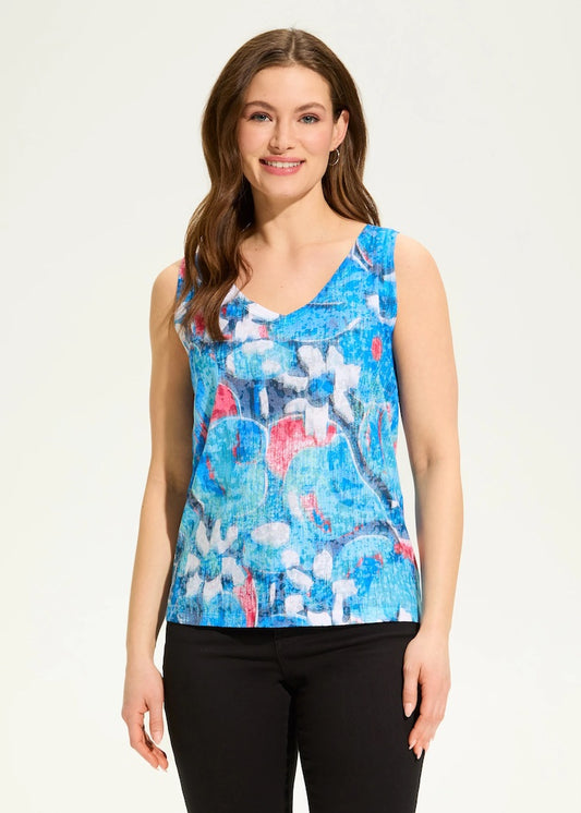 V-Neck Sleeveless Top