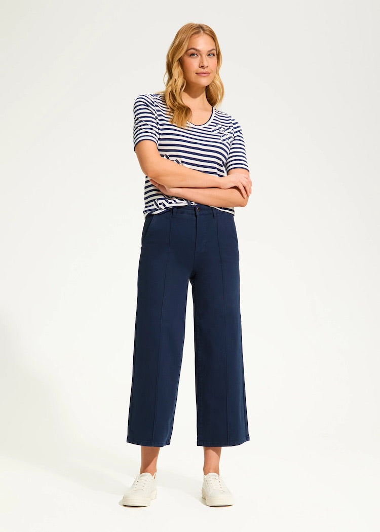 Suzanne Wide Crop Denim