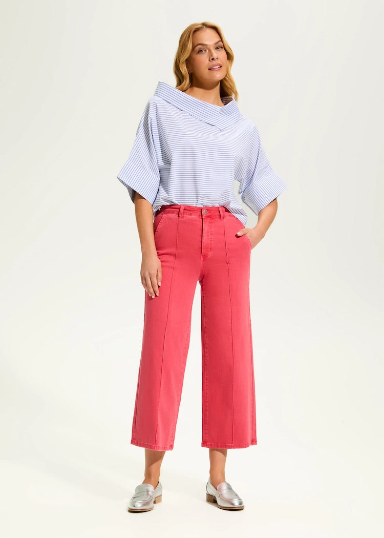 Suzanne Wide Crop Denim