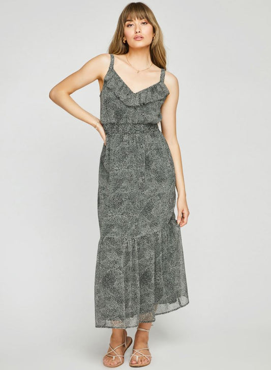 Isla Dot Patterned Dress