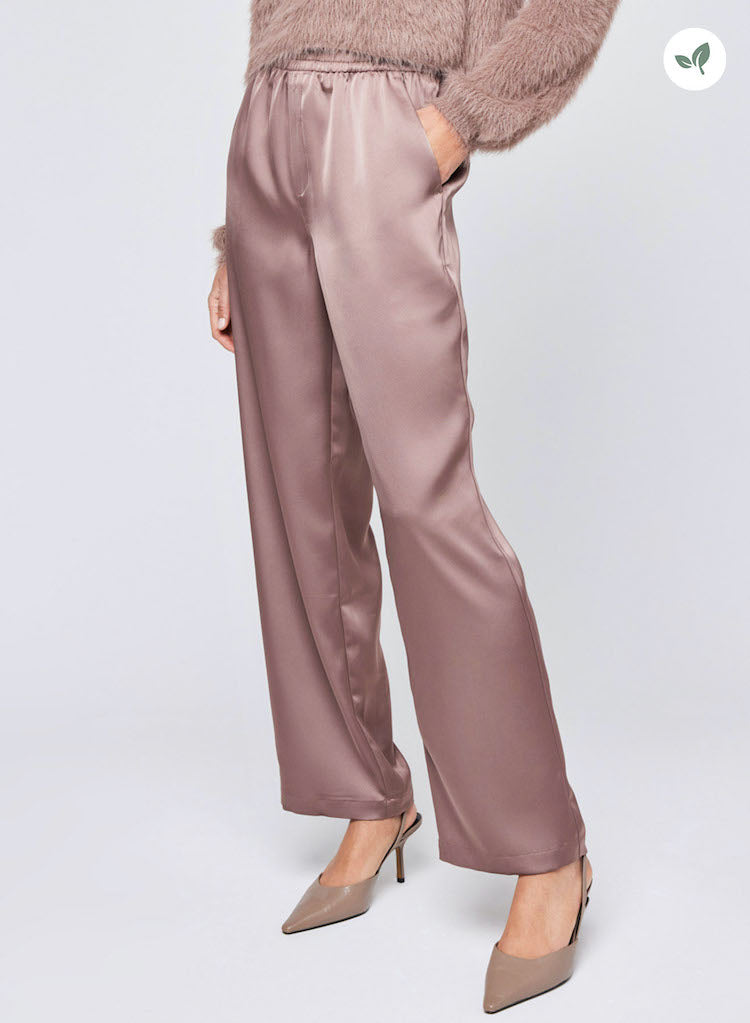 Millicent Satin Wide Leg Pants