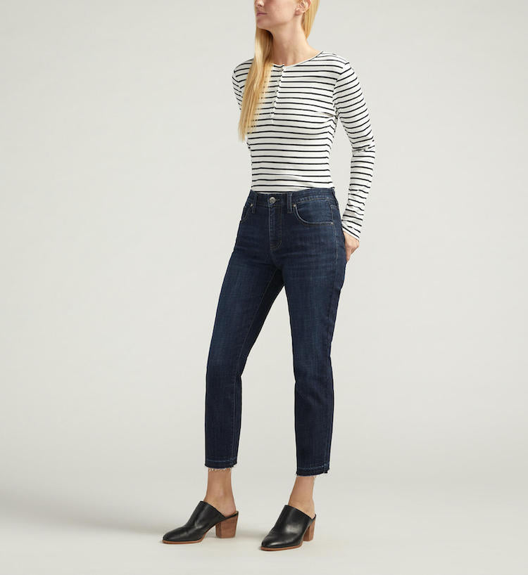 Carter Mid Rise Girlfriend Jeans