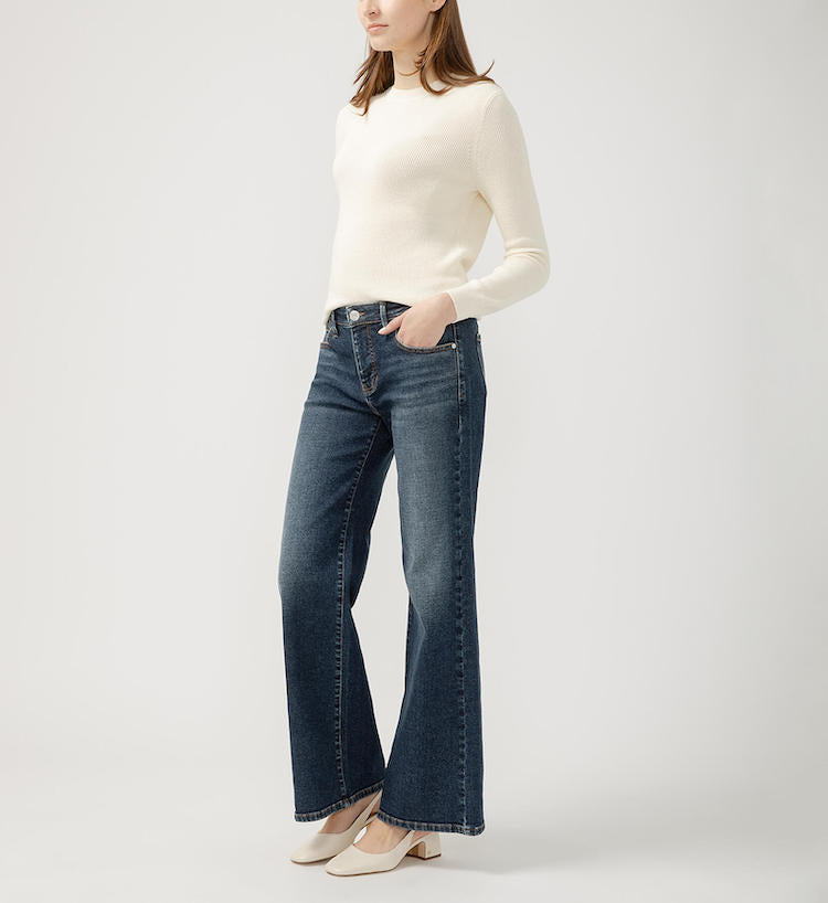 Willow Mid Rise Wide Leg Jeans