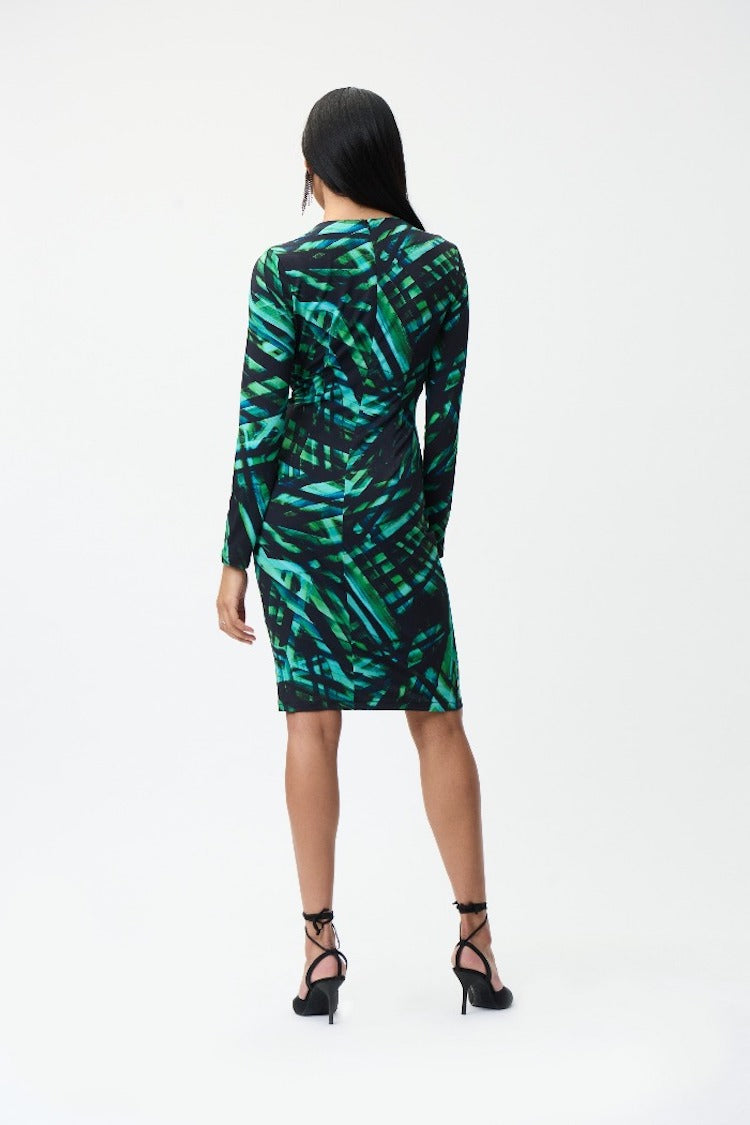 Printed Wrap Dress