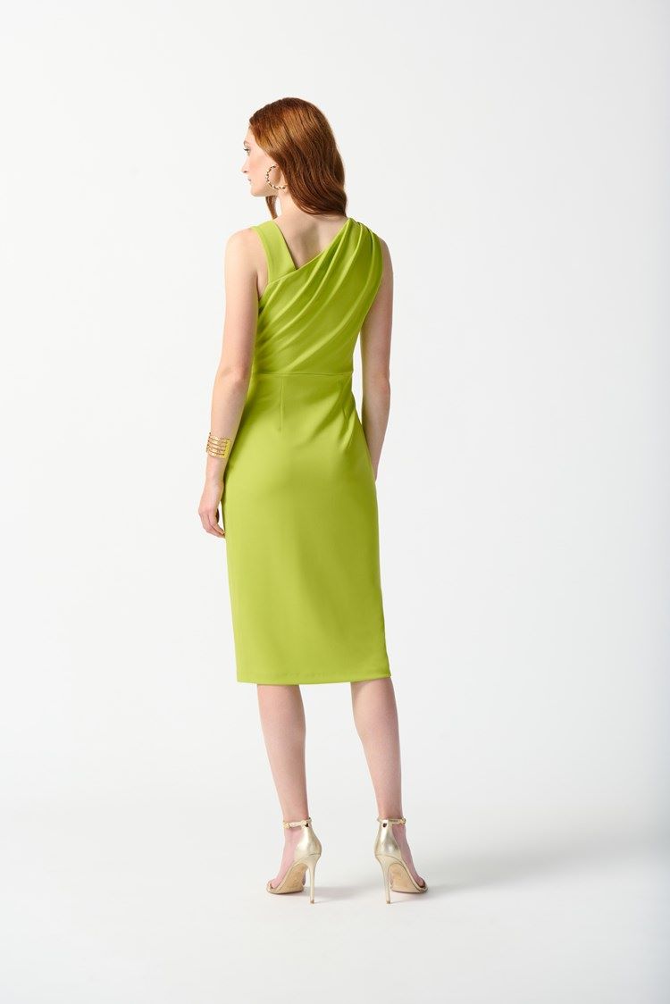 Ruched One-shoulder Dress