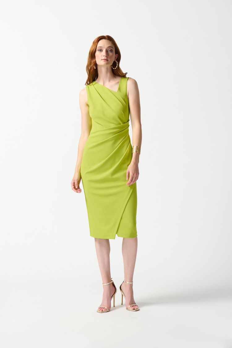 Ruched One-shoulder Dress